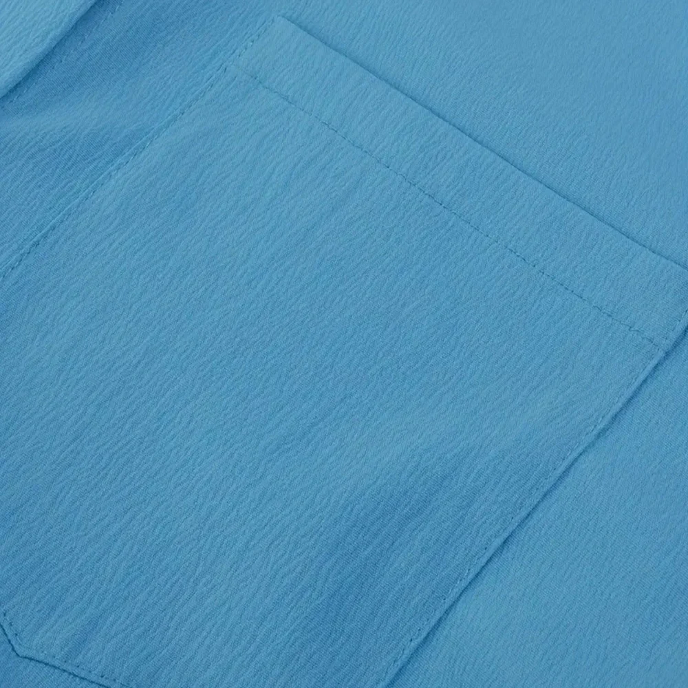 Sky blue 2 piece pants suit - Picture 7 of 11